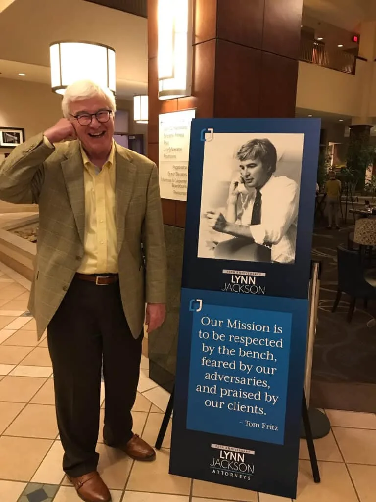 Lynn, Jackson, Shultz & Lebrun joins the State Bar of South Dakota in recognizing Thomas G. Fritz for 50 years in the practice of law