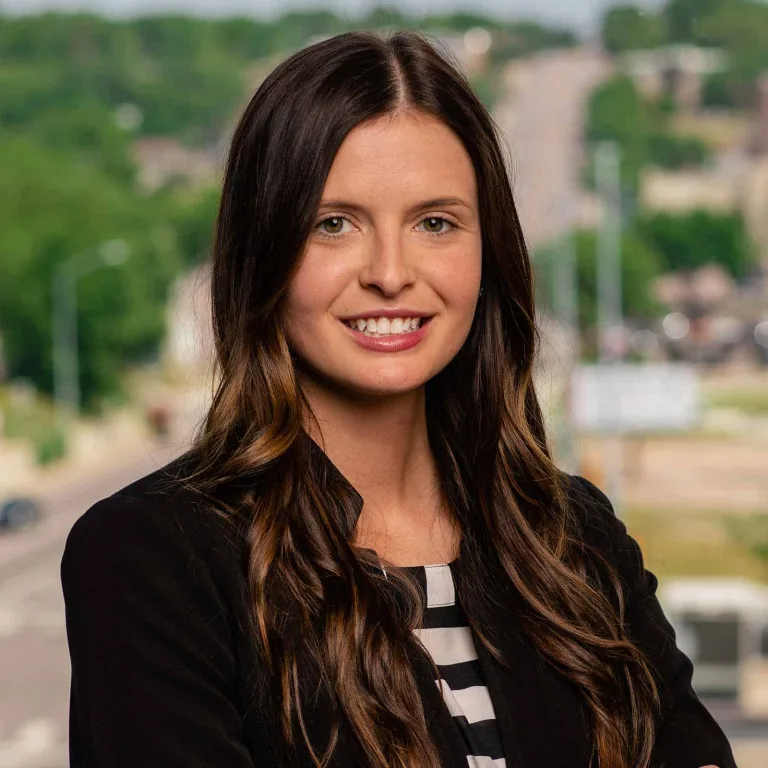 Lynn Jackson’s Newest Associate, Madison (Huber) Young, receives the Woods Aitken Outstanding Student Award from the University of Nebraska College of Law*