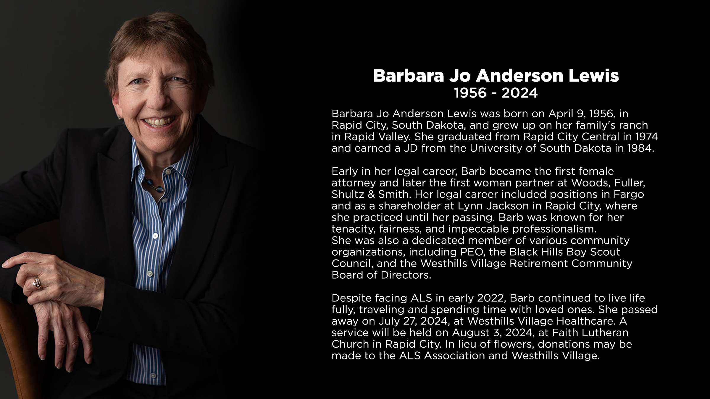 an image commemorating Barbara Anderson Lewis